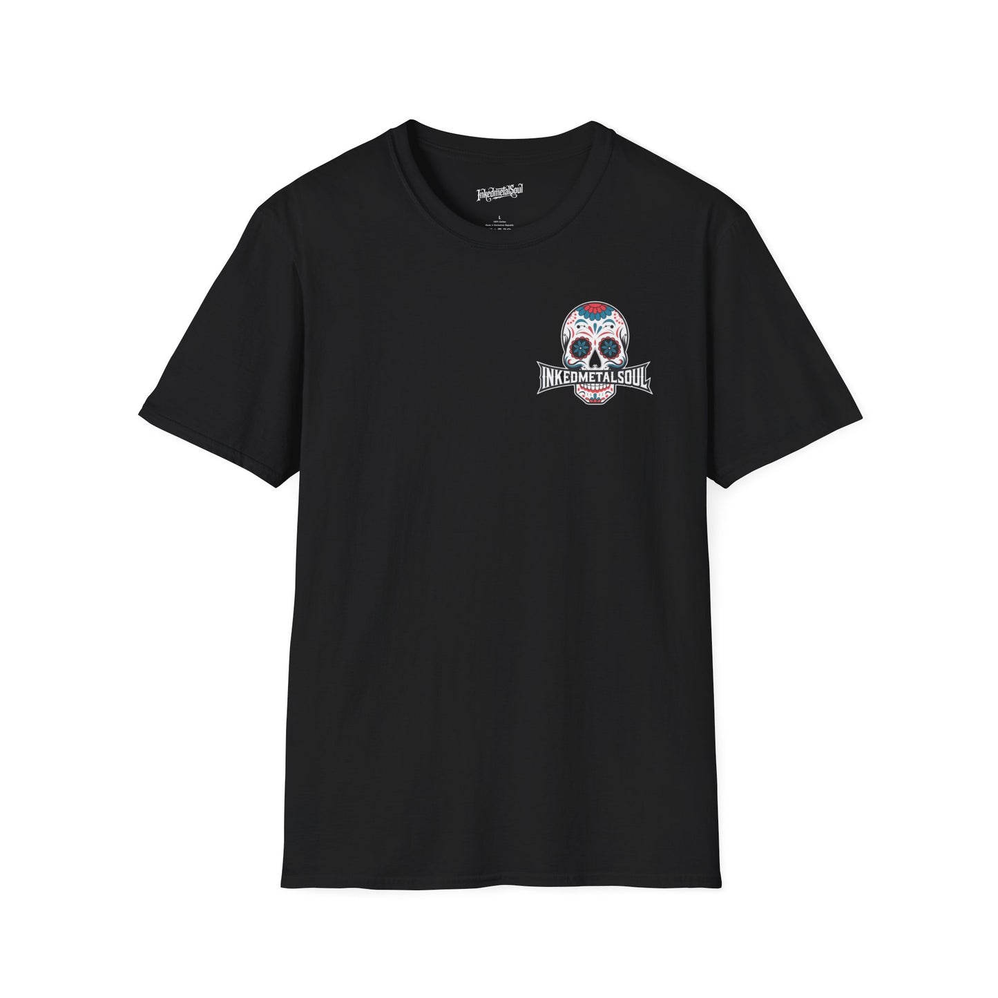 Day of the Dead Skull Logo - Unisex Softstyle T-Shirt