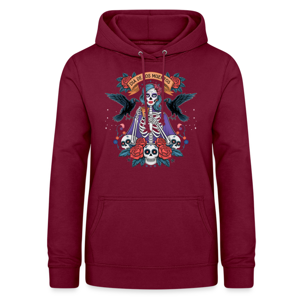 IMS - Dia De Los Muertos Women's Hoodie - bordeaux