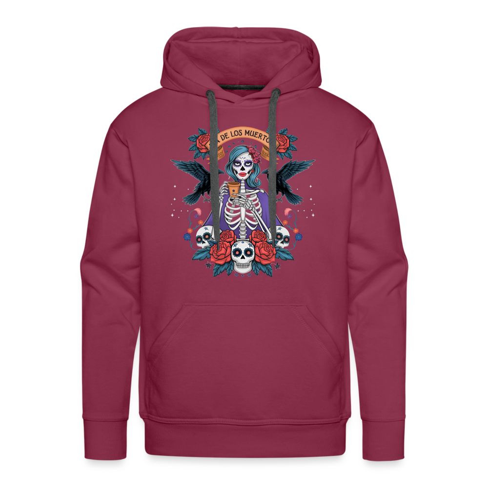 IMS - Dia De Los Muertos Men’s Premium Hoodie - bordeaux