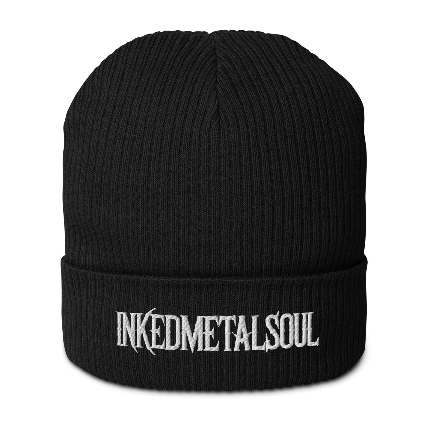 IMS logo - Organic ribbed beanie