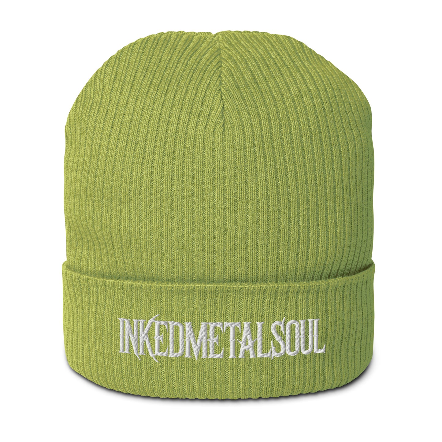 IMS logo - Organic ribbed beanie