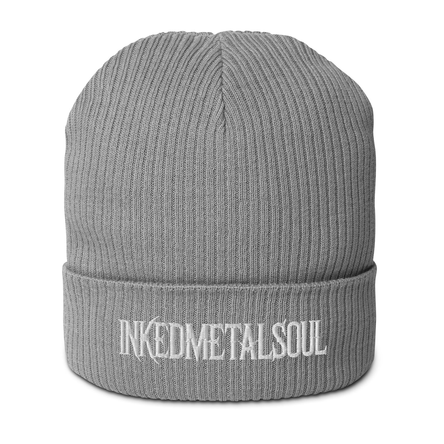 IMS logo - Organic ribbed beanie