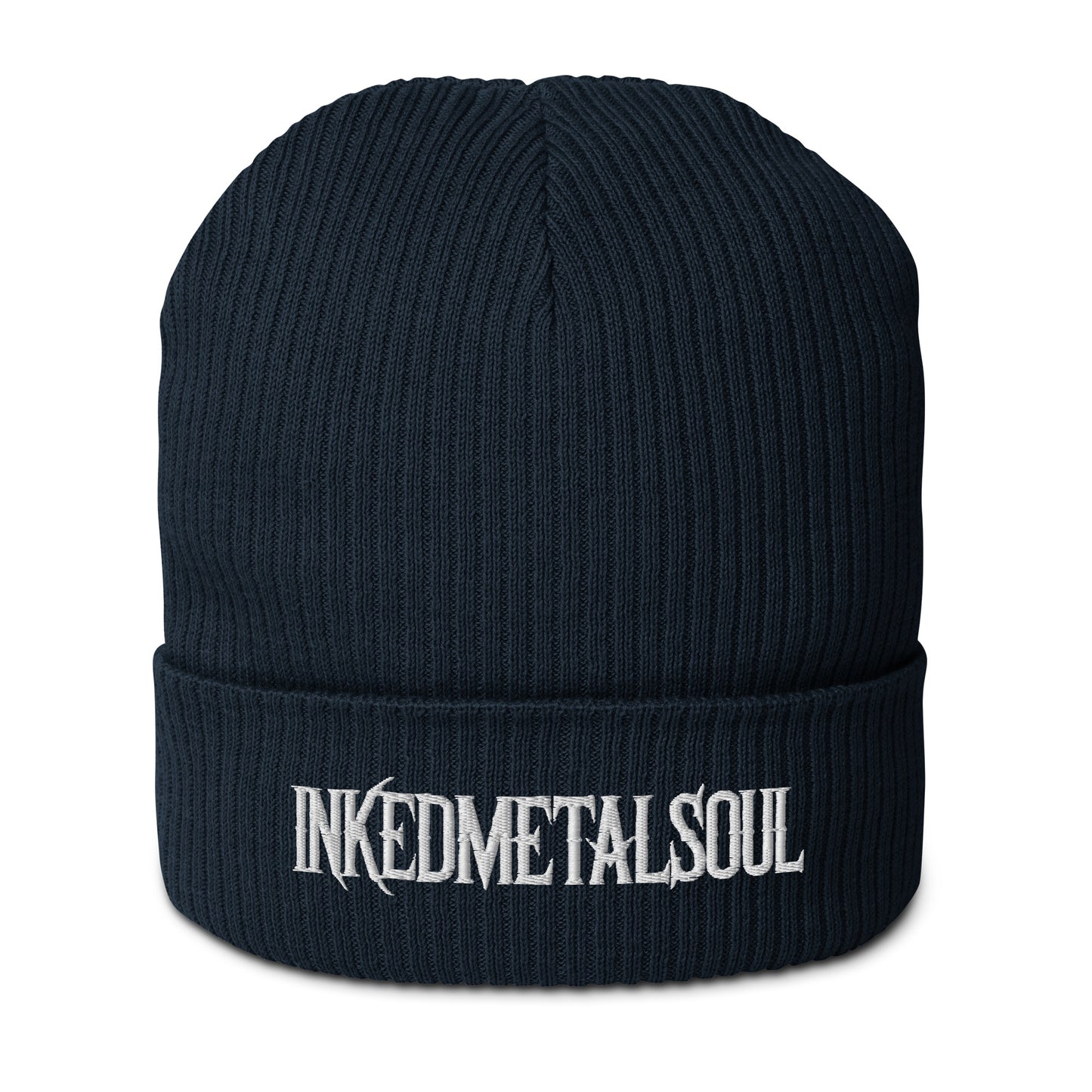 IMS logo - Organic ribbed beanie