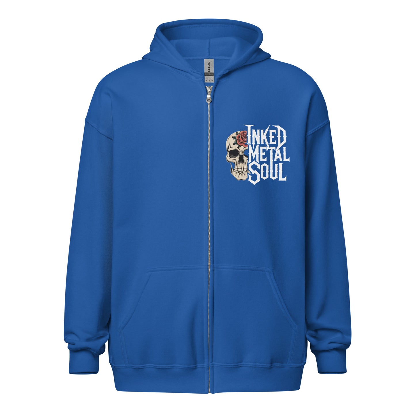 IMS Large Skull Logo - Unisex heavy blend zip hoodie