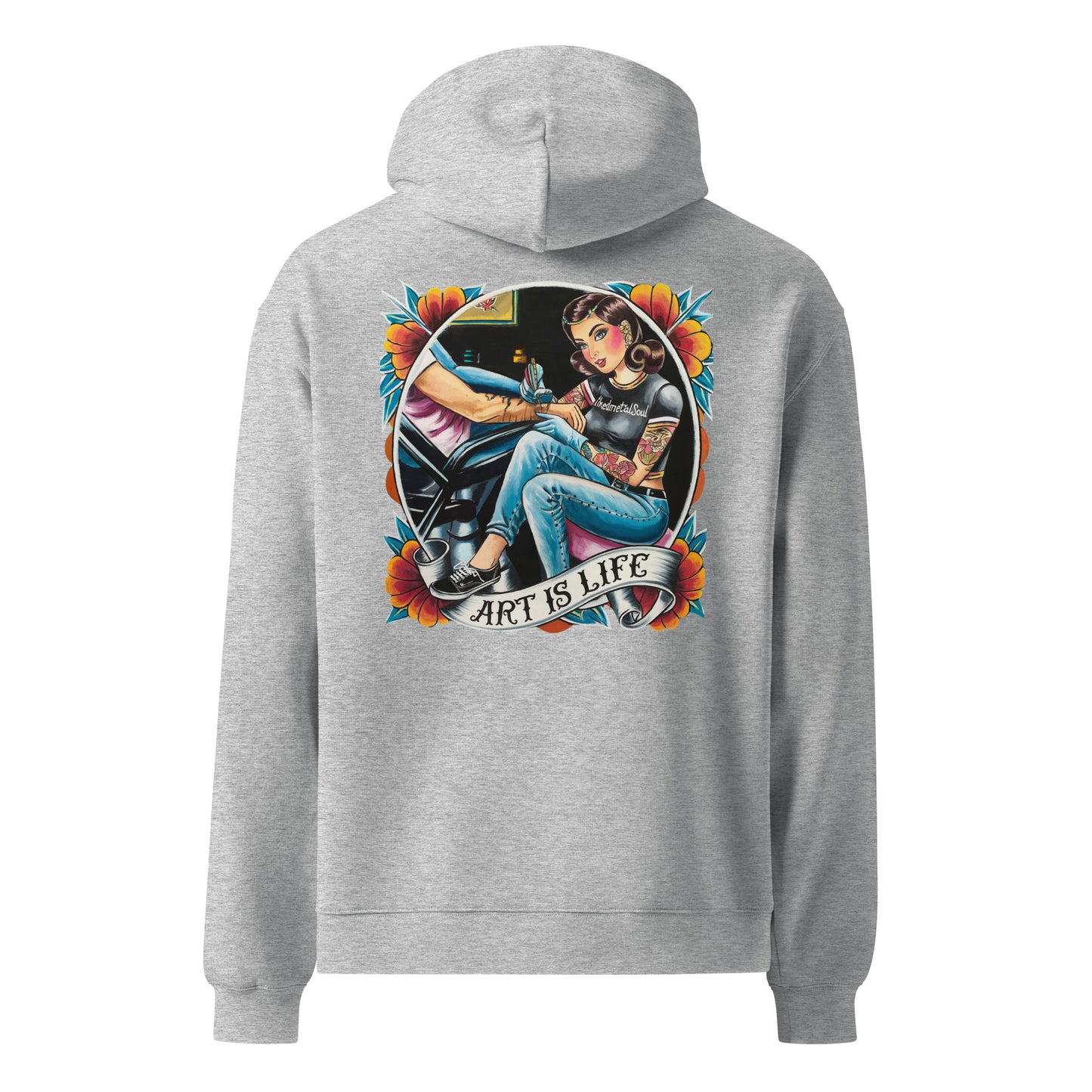 IMS Art is Life Logo - Unisex oversized hoodie