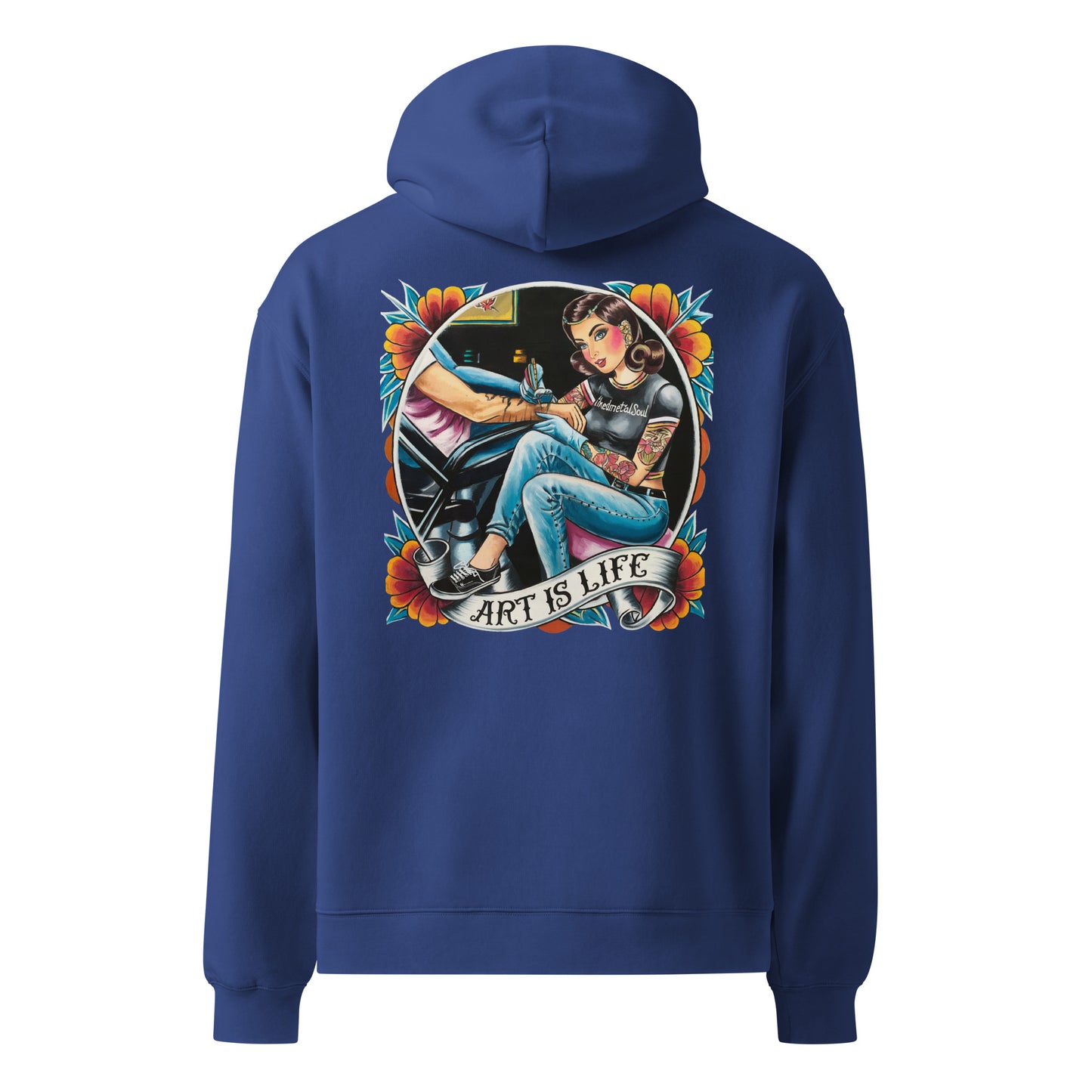 IMS Art is Life Logo - Unisex oversized hoodie