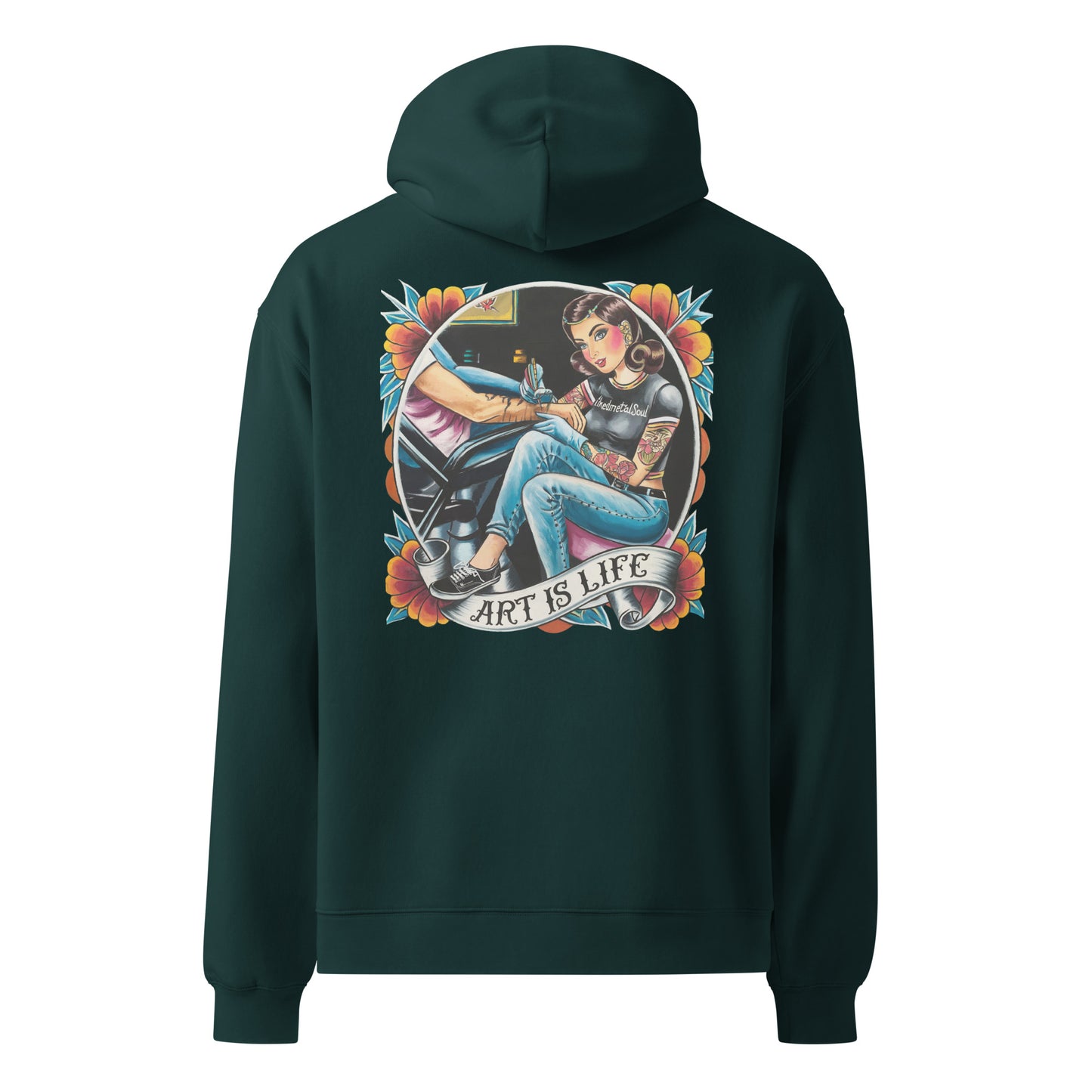 IMS Art is Life Logo - Unisex oversized hoodie