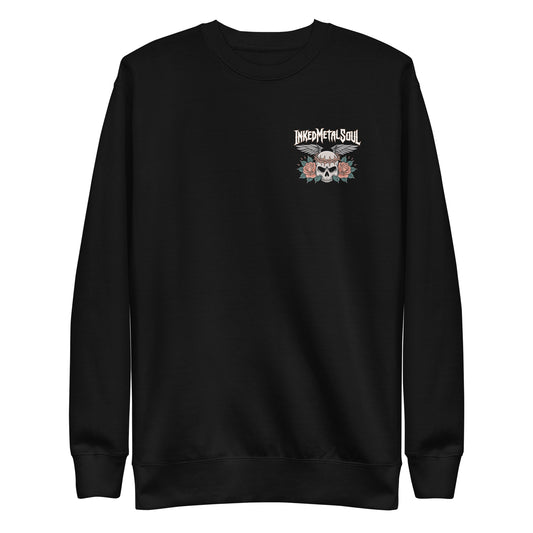 IMS Winged Skull Logo - Unisex Premium Sweatshirt