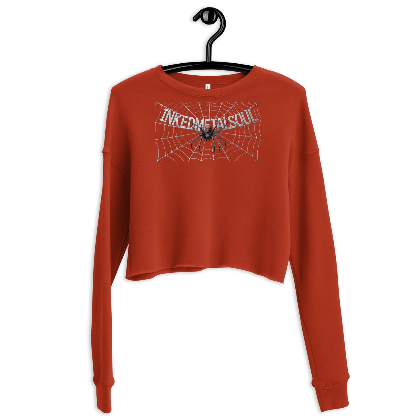 IMS Spider Web Logo - Crop Sweatshirt